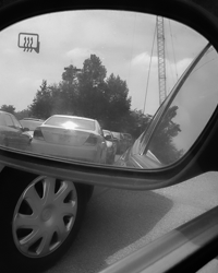 Interstate traffic comes to a halt rendering countless powerful machines immobile.